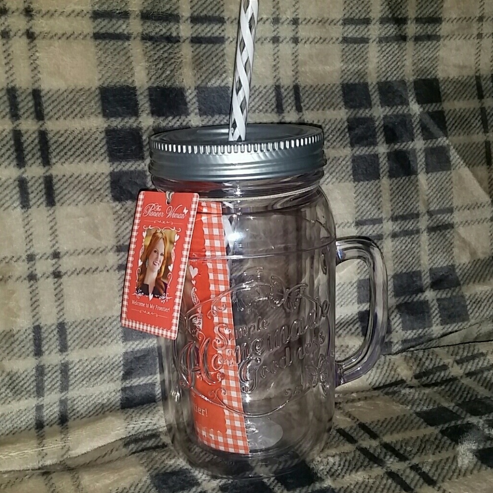 Pioneer woman mason jar plastic mug